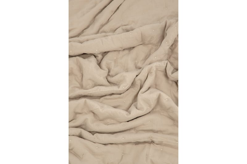 Päiväpeite Sally 260x260 cm - Beige - Kodintekstiilit & matot - Vuodevaatteet - Päiväpeitto - Yhden hengen sängyn päiväpeitto