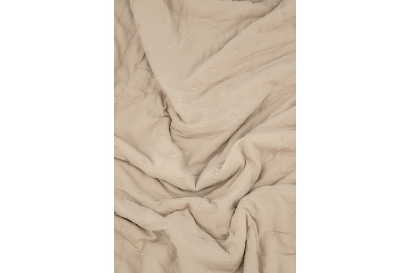 Päiväpeite Sally 260x260 cm - Beige - Kodintekstiilit & matot - Vuodevaatteet - Päiväpeitto - Yhden hengen sängyn päiväpeitto