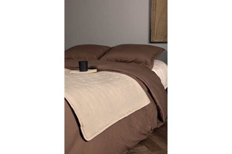 Päiväpeite Sally 80x260 cm - Beige - Kodintekstiilit & matot - Vuodevaatteet - Päiväpeitto - Yhden hengen sängyn päiväpeitto