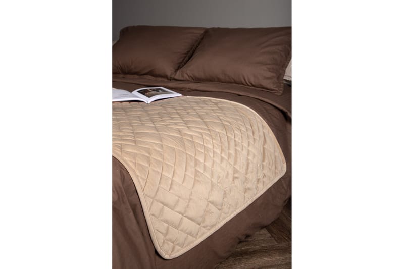 Päiväpeite Jilly 80x260 cm - Beige - Kodintekstiilit & matot - Vuodevaatteet - Päiväpeitto - Yhden hengen sängyn päiväpeitto