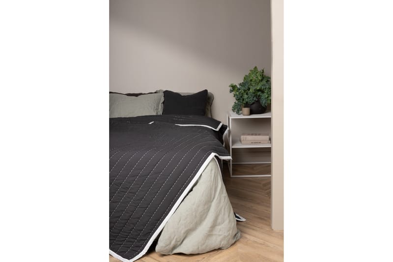 Päiväpeite Juni 150x250 cm - Antrasiitti - Kodintekstiilit & matot - Vuodevaatteet - Päiväpeitto - Yhden hengen sängyn päiväpeitto