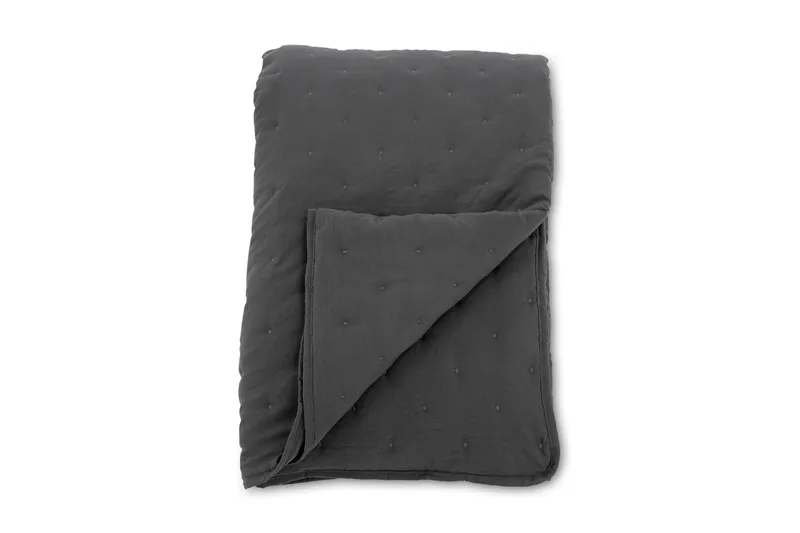 Päiväpeite Sally 260x260 cm - Antrasiitti - Kodintekstiilit & matot - Vuodevaatteet - Päiväpeitto - Yhden hengen sängyn päiväpeitto