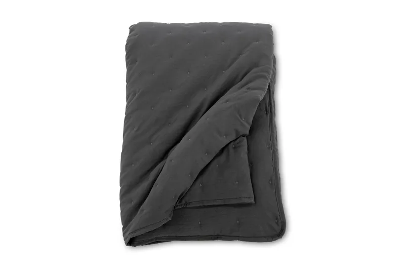 Päiväpeite Sally 260x260 cm - Antrasiitti - Kodintekstiilit & matot - Vuodevaatteet - Päiväpeitto - Yhden hengen sängyn päiväpeitto