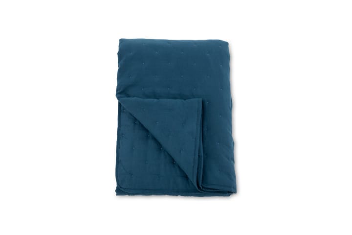 Päiväpeite Weasela 80x180 cm - Sininen - Yhden hengen sängyn päiväpeitto - Parisängyn päiväpeitto - Vuodevaatteet
