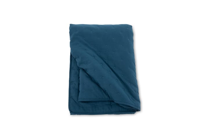 Päiväpeite Weasela 80x180 cm - Sininen - Yhden hengen sängyn päiväpeitto - Parisängyn päiväpeitto - Vuodevaatteet