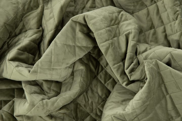 Päiväpeite Ardrossan 80x180 cm - Vihreä - Yhden hengen sängyn päiväpeitto - Parisängyn päiväpeitto - Vuodevaatteet