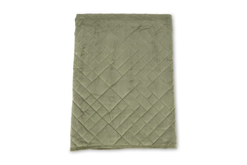 Päiväpeite Jilly 260x260 cm - Vihreä - Kodintekstiilit & matot - Vuodevaatteet - Päiväpeitto
 - Parisängyn päiväpeitto