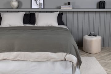 Päiväpeite Milo 150x250 cm - Vaaleanharmaa - Kodintekstiilit & matot - Vuodevaatteet - Päiväpeitto
 - Parisängyn päiväpeitto