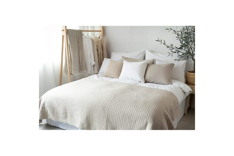 Sängynpeite Borganäs of Sweden - 250 x 250 cm, Pellava - Kodintekstiilit & matot - Vuodevaatteet - Päiväpeitto - Parisängyn päiväpeitto