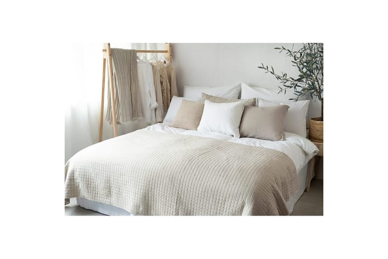 Sängynpeite Borganäs of Sweden - 250 x 250 cm, Pellava - Kodintekstiilit & matot - Vuodevaatteet - Päiväpeitto
 - Parisängyn päiväpeitto