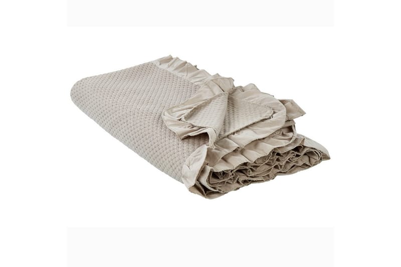 Sängynpeite Hatton Beige, 200x220 cm - Beige, 200x220 cm - Kodintekstiilit & matot - Vuodevaatteet - Päiväpeitto
 - Yhden hengen sängyn päiväpeitto