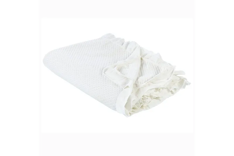 Sängynpeite Hatton Valkoinen, 200x220 cm - Valkoinen, 200x220 cm - Kodintekstiilit & matot - Vuodevaatteet - Päiväpeitto - Yhden hengen sängyn päiväpeitto