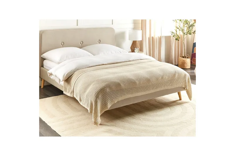 Sängynpeite Ilen Beige - Beige - Kodintekstiilit & matot - Vuodevaatteet - Päiväpeitto - Yhden hengen sängyn päiväpeitto