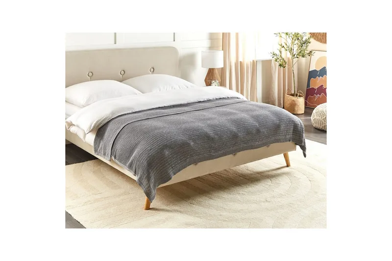 Sängynpeite Ilen Harmaa - Harmaa - Kodintekstiilit & matot - Vuodevaatteet - Päiväpeitto - Yhden hengen sängyn päiväpeitto