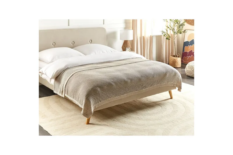 Sängynpeite Ilen Vaalea beige - Vaalea beige - Kodintekstiilit & matot - Vuodevaatteet - Päiväpeitto - Yhden hengen sängyn päiväpeitto