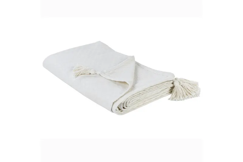 Sängynpeite Lindula Valkoinen, 150x200 cm - Valkoinen, 150x200 cm - Kodintekstiilit & matot - Vuodevaatteet - Päiväpeitto - Yhden hengen sängyn päiväpeitto