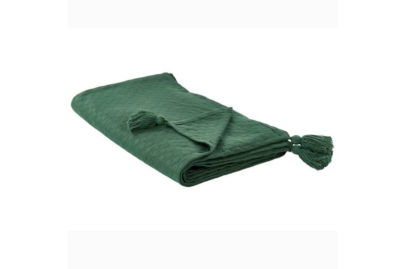Sängynpeite Lindula Vihreä, 150x200 cm - Vihreä, 150x200 cm - Kodintekstiilit & matot - Vuodevaatteet - Päiväpeitto - Yhden hengen sängyn päiväpeitto
