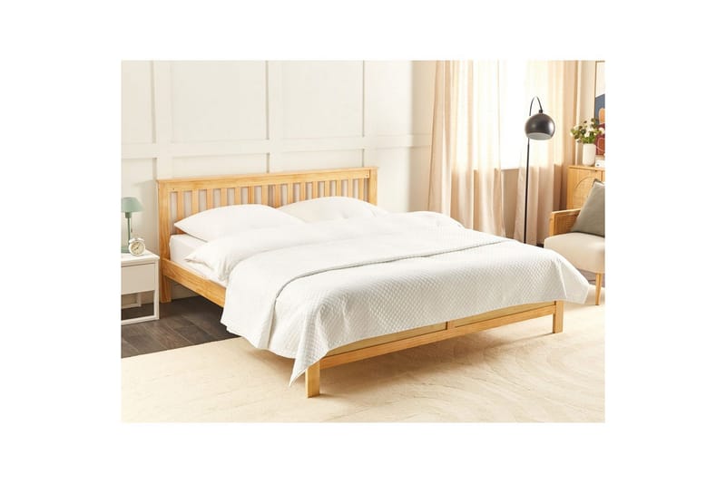 Sängynpeite Nape Valkoinen, 200x220 cm - Valkoinen, 200x220 cm - Kodintekstiilit & matot - Vuodevaatteet - Päiväpeitto - Yhden hengen sängyn päiväpeitto