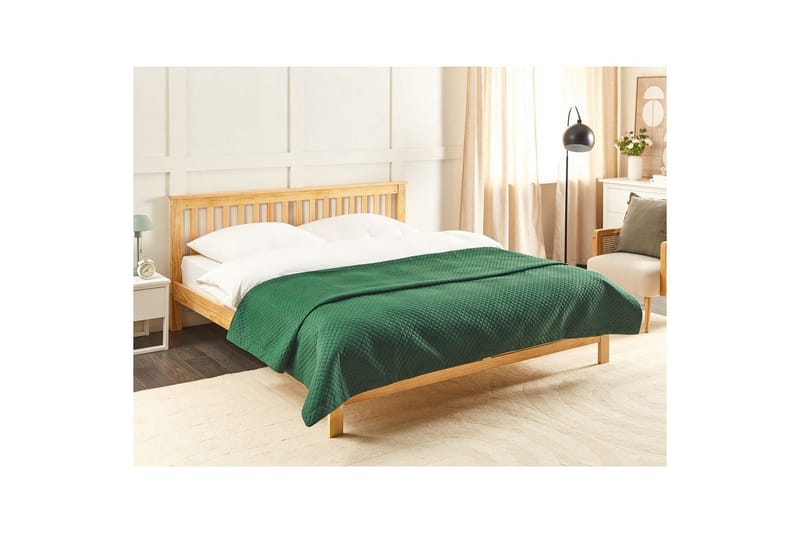 Sängynpeite Nape Vihreä, 220x240 cm - Vihreä, 220x240 cm - Kodintekstiilit & matot - Vuodevaatteet - Päiväpeitto - Yhden hengen sängyn päiväpeitto