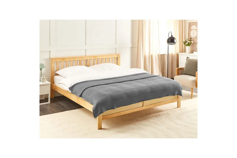 Sängynpeite Ragala Harmaa, 200x220 cm - Harmaa, 200x220 cm - Kodintekstiilit & matot - Vuodevaatteet - Päiväpeitto - Yhden hengen sängyn päiväpeitto