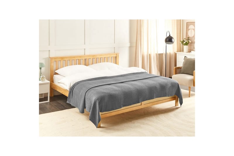 Sängynpeite Ragala Harmaa, 220x240 cm - Harmaa, 220x240 cm - Kodintekstiilit & matot - Vuodevaatteet - Päiväpeitto - Yhden hengen sängyn päiväpeitto