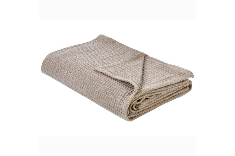 Sängynpeite Ragala Taupe, 200x220 cm - Taupe, 200x220 cm - Kodintekstiilit & matot - Vuodevaatteet - Päiväpeitto
 - Yhden hengen sängyn päiväpeitto