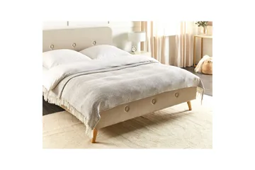 Sängynpeite Toutli Taupe, 220x240 cm - Taupe, 220x240 cm - Kodintekstiilit & matot - Vuodevaatteet - Päiväpeitto - Yhden hengen sängyn päiväpeitto