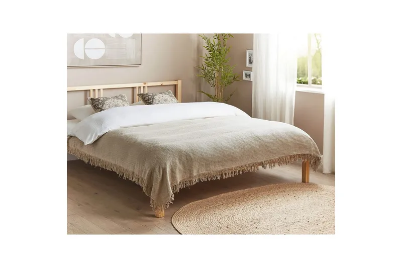 Sängynpeite Yerbent Taupe, 150x200 cm - Taupe, 150x200 cm - Kodintekstiilit & matot - Vuodevaatteet - Päiväpeitto
 - Yhden hengen sängyn päiväpeitto
