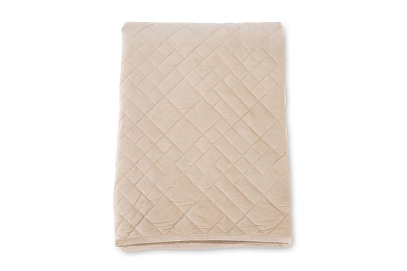 Päiväpeite Jilly 260x260 cm - Beige - Kodintekstiilit & matot - Vuodevaatteet - Päiväpeitto
 - Yhden hengen sängyn päiväpeitto