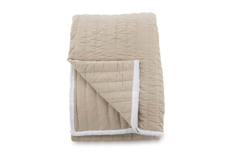 Päiväpeite Juni 150x250 cm - Beige - Kodintekstiilit & matot - Vuodevaatteet - Päiväpeitto
 - Yhden hengen sängyn päiväpeitto