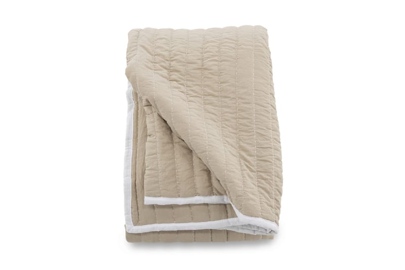 Päiväpeite Juni 150x250 cm - Beige - Kodintekstiilit & matot - Vuodevaatteet - Päiväpeitto
 - Yhden hengen sängyn päiväpeitto