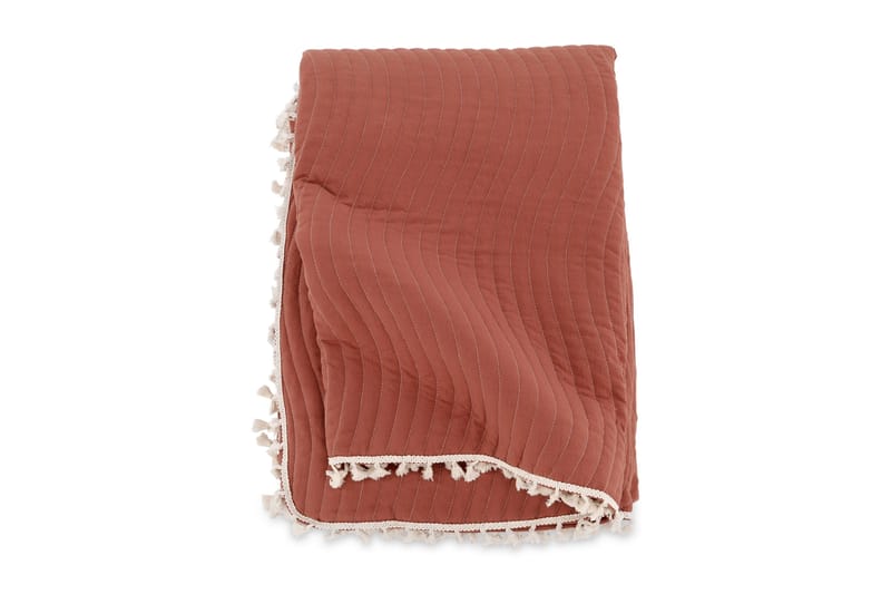 Päiväpeite Lias 180x260 cm - Ruosteenruskea - Kodintekstiilit & matot - Vuodevaatteet - Päiväpeitto - Yhden hengen sängyn päiväpeitto