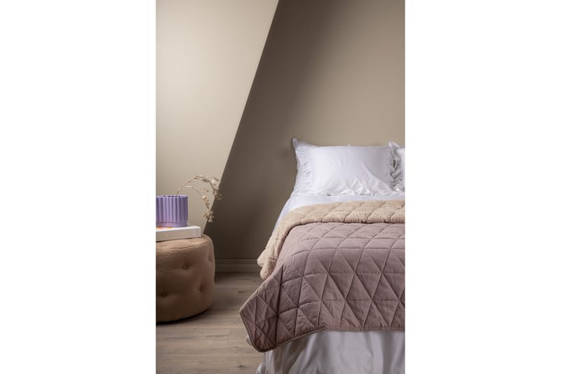 Päiväpeite Nilla 150x250 cm - Vaalearoosa - Kodintekstiilit & matot - Vuodevaatteet - Päiväpeitto
 - Yhden hengen sängyn päiväpeitto