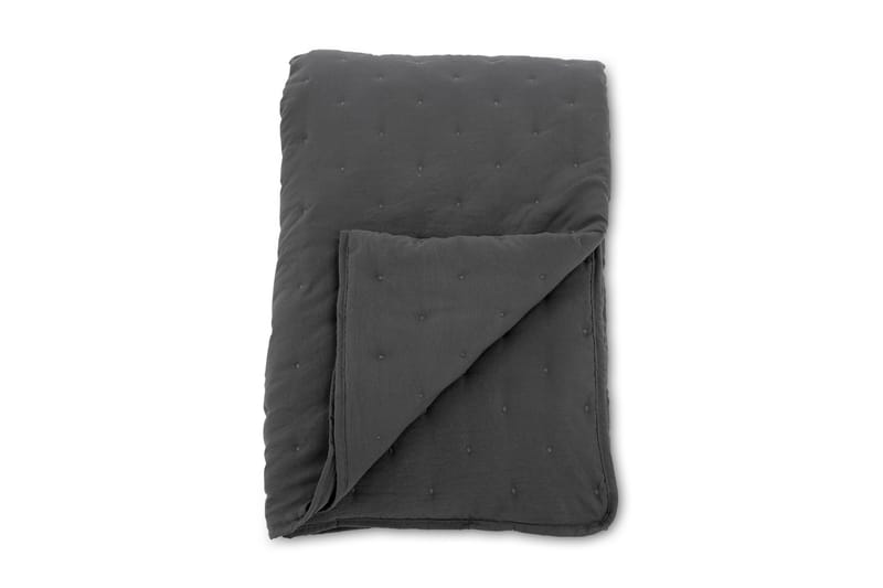 Päiväpeite Sally 260x260 cm - Antrasiitti - Kodintekstiilit & matot - Vuodevaatteet - Päiväpeitto - Yhden hengen sängyn päiväpeitto