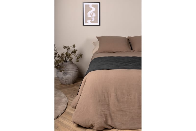 Päiväpeite Sally 80x180 cm - Antrasiitti - Kodintekstiilit & matot - Vuodevaatteet - Päiväpeitto - Yhden hengen sängyn päiväpeitto