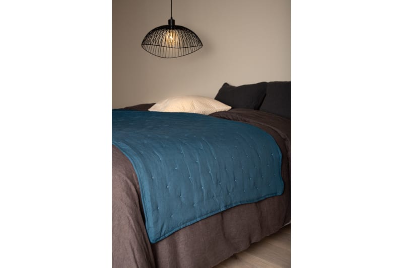 Päiväpeite Sally 80x180 cm - Sininen - Kodintekstiilit & matot - Vuodevaatteet - Päiväpeitto - Yhden hengen sängyn päiväpeitto