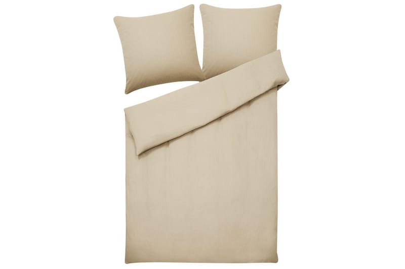 Pussilakanasetti Avondale Beige, 220x155 cm - Beige, 220x155 cm - Kodintekstiilit & matot - Vuodevaatteet - Peitto
 - Tuplapeitto