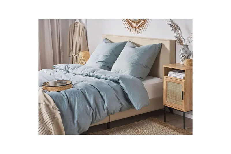 Pussilakanasetti Avondale Harmaa, 200x135 cm - Harmaa, 200x135 cm - Kodintekstiilit & matot - Vuodevaatteet - Peitto - Tuplapeitto