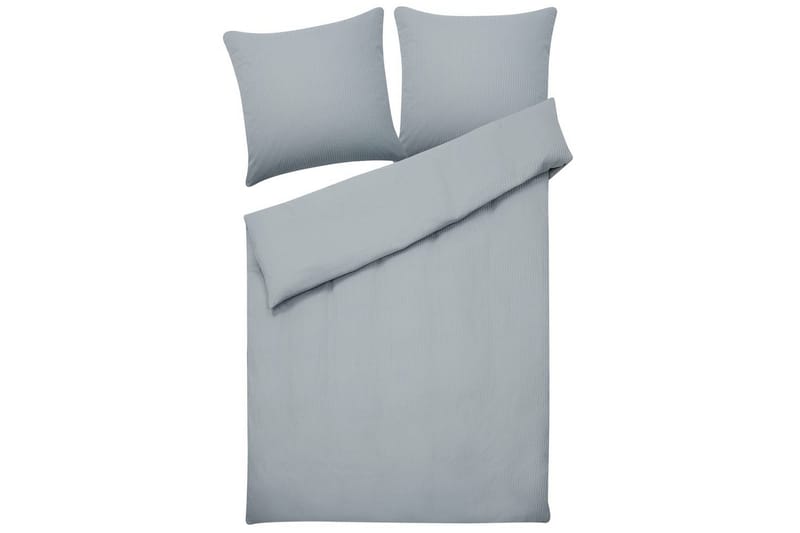 Pussilakanasetti Avondale Harmaa, 220x155 cm - Harmaa, 220x155 cm - Kodintekstiilit & matot - Vuodevaatteet - Peitto - Tuplapeitto