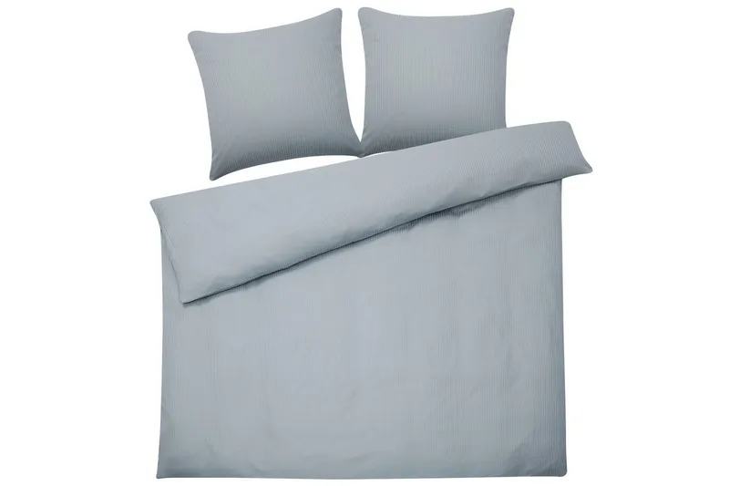 Pussilakanasetti Avondale Harmaa, 220x240 cm - Harmaa, 220x240 cm - Kodintekstiilit & matot - Vuodevaatteet - Peitto - Tuplapeitto