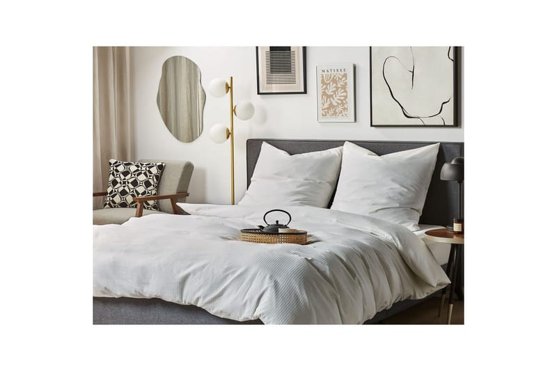 Pussilakanasetti Avondale Valkoinen, 220x155 cm - Valkoinen, 220x155 cm - Kodintekstiilit & matot - Vuodevaatteet - Pussilakanasetti - Pussilakanasetti yhden hengen sänkyyn