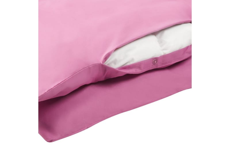 Pussilakanasetti Harmonridge Vaaleanpunainen, 240x220 cm - Vaaleanpunainen, 240x220 cm - Kodintekstiilit & matot - Vuodevaatteet - Peitto
 - Tuplapeitto