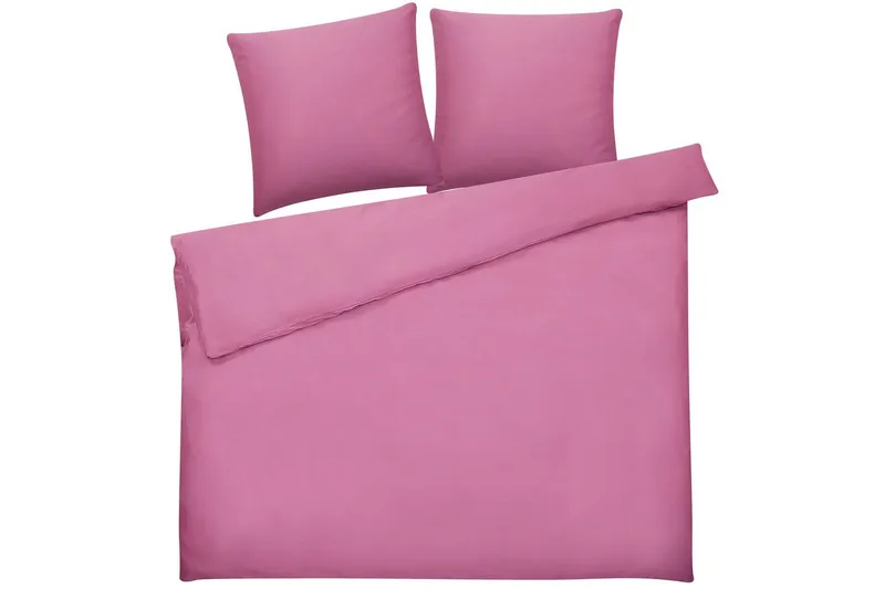 Pussilakanasetti Harmonridge Vaaleanpunainen, 240x220 cm - Vaaleanpunainen, 240x220 cm - Kodintekstiilit & matot - Vuodevaatteet - Pussilakanasetti - Pussilakanasetti yhden hengen sänkyyn