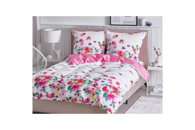 Pussilakanasetti Larynhill 220x155 cm - 220x155 cm - Kodintekstiilit & matot - Vuodevaatteet - Peitto - Tuplapeitto