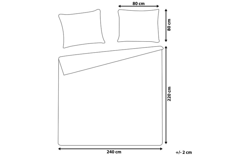 Pussilakanasetti Morningside 240x220 cm - 240x220 cm - Kodintekstiilit & matot - Vuodevaatteet - Peitto
 - Tuplapeitto