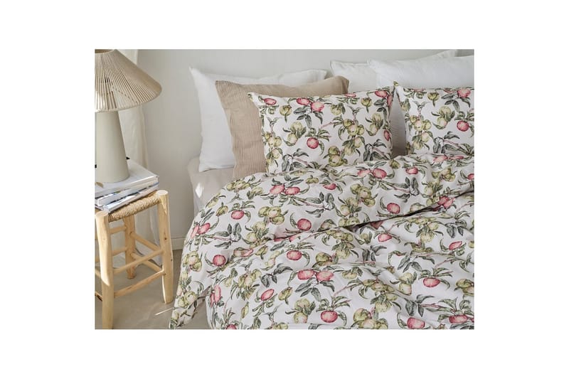 Pussilakanasetti Yhden hengen sänky 2-osainen Äppellunden Monivärinen - Harmaa - Kodintekstiilit & matot - Vuodevaatteet - Peitto
 - Tuplapeitto