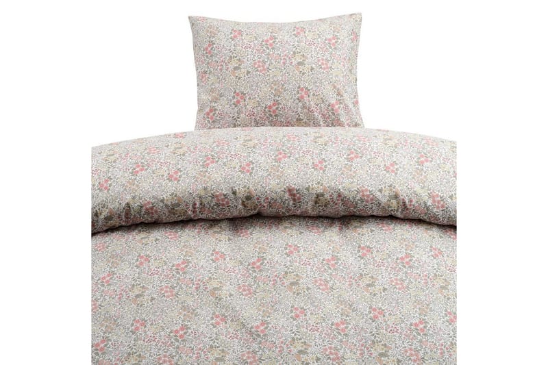 Pussilakanasetti Yhden hengen sänky 2-osainen Floret Hiekka - Ruskea - Kodintekstiilit & matot - Vuodevaatteet - Peitto
 - Tuplapeitto