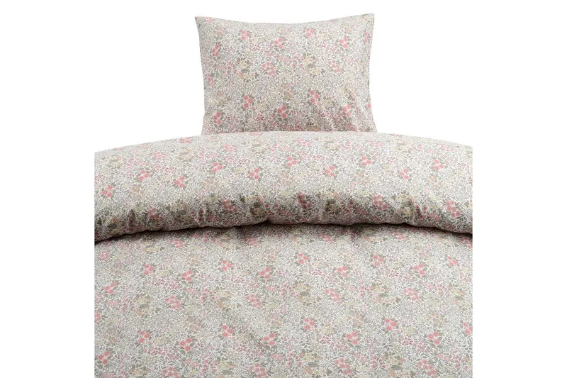 Pussilakanasetti Yhden hengen sänky 2-osainen Floret Hiekka, Ruskea