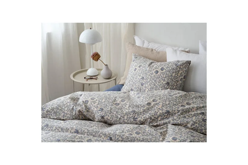 Pussilakanasetti Yhden hengen sänkyyn 2-osainen Botanique - Sininen - Kodintekstiilit & matot - Vuodevaatteet - Peitto
 - Tuplapeitto