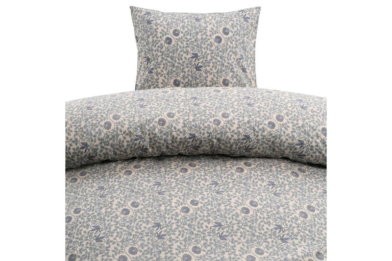 Pussilakanasetti Yhden hengen sänkyyn 2-osainen Botanique - Sininen - Kodintekstiilit & matot - Vuodevaatteet - Pussilakanasetti - Pussilakanasetti yhden hengen sänkyyn